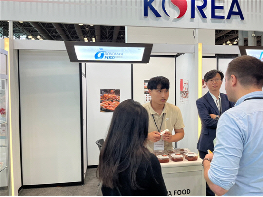 북미 팬시 푸드쇼 (Summer Fancy Food Show 2023) 참여 사진.  [한국공대 제공]